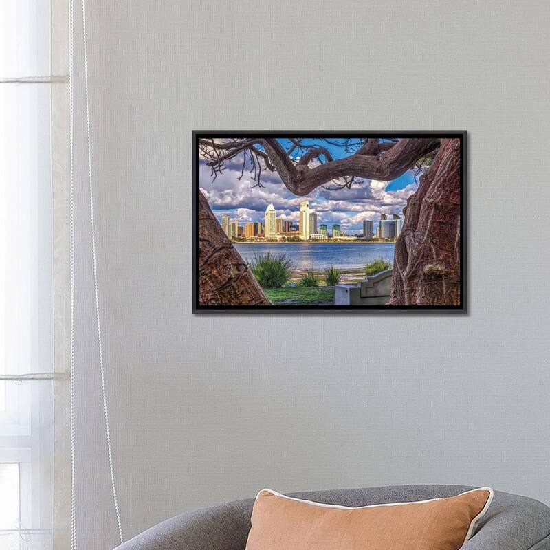 iCanvas "A Natural Frame, San Diego Skyline" by Joseph S. Giacalone